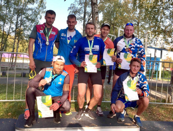 Streamer in Summer Biathlon Championship in Sosnoviy Bor, Russia