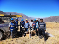 The first installation of line lightning protection devices in Peru has been completed The first installation of line lightning protection devices in Peru has been completed