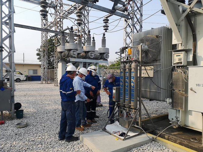 First installation of TRANSEC units in Ecuador